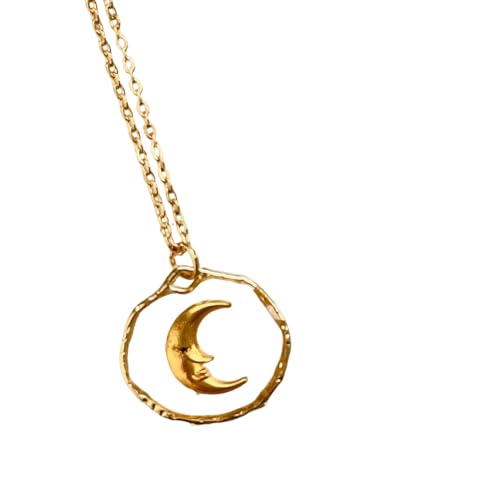 Modischer Anhänger für Schlüsselbein-Kette, transparent, Sonne, Mond, Stern, Liebe, Charm-Halskette, Zubehör, himmlische inspirierte Perlenkette zum Verschenken, Einheitsgröße, Wie beschrieben, Wie von Gissroys