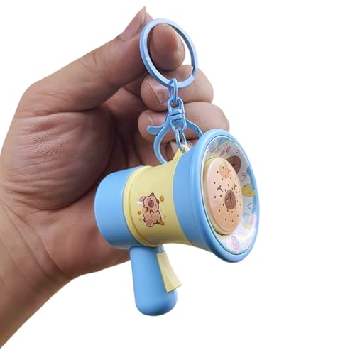 Musical Animal Bag Charme Keyring Voice Message 30 Sekunden Wiedergabewagen Dekore Zubehör Anhänger Für Student Kapibarasan Keychain von Gissroys