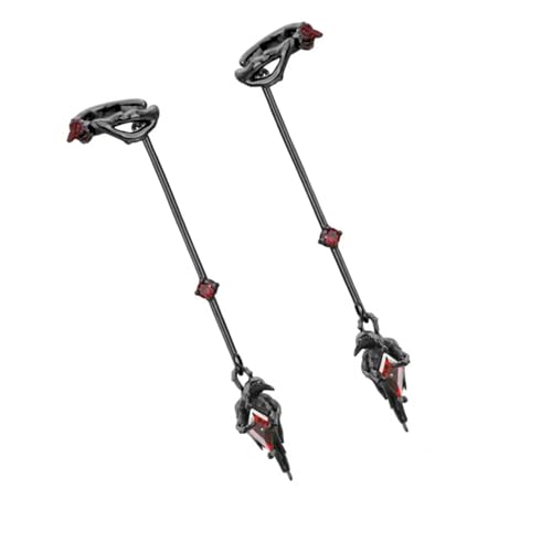 Mysteriöse Tier-Ohrmanschette, Clip-On-dunkler Schmuck, Unisex, Gothic, mit Rosen-Detail, stilvoller Ohrbügel-Anhänger, Geschenk, mystische Tier-Ohrring-Clip-Alternative, Einheitsgröße, Wie von Gissroys