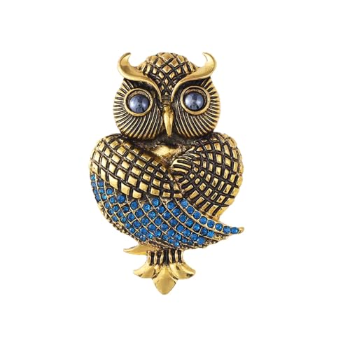 Owl Brosch Mode Schmuck In Retro Designs Polished Legierte Basis Mehrzweckdekoration Für Bekleidungsbeutel Strauchsteine ​​Owl Brosche von Gissroys