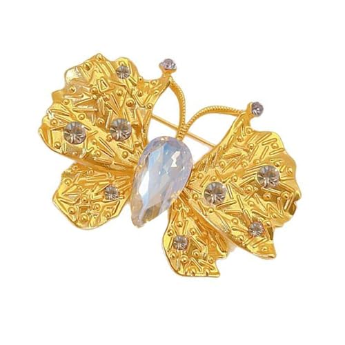 Praktische Goldene Schmetterlingstifte Modische Frauen Brosche Schöne Frauen Kleidung Schmuck Geeignet Für Verschiedene Anlässe Multicolor Legierung Brosche von Gissroys