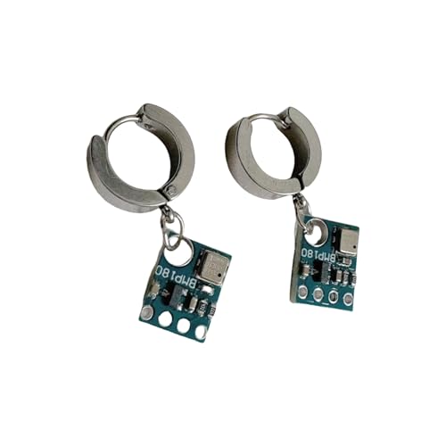 Punk Alien Circuit Ohrringe Futuristische Drop Manschettenlegierung Textur Für Science Fiction Enthusiasten Auffälliges Ohrschmuck von Gissroys