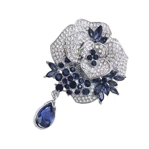 Romantik Rosendesign Brosche Anmurnisofende Legierung Dekoration Bequeme Kleidung Für Brautzubehör Professionelle Kleidung Allergie Resistent Mode Brosche von Gissroys
