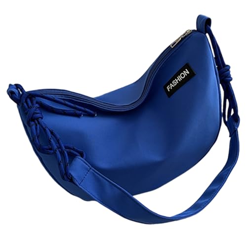 Stilvolle Geflochtene Seilscheiben Tasche Lässig Feste Farbe Nylon Einzelner Riemenknödelschulterpreis Für Teenager Und Erwachsene Stilvolle Single Gurt Crossbody Geldbörse von Gissroys