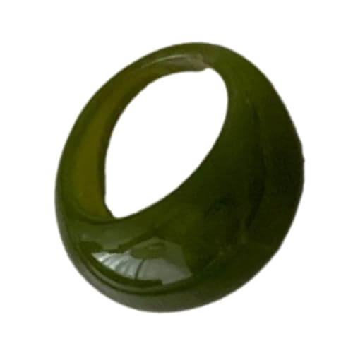 Stylish Harz Gebogen Geformte Ringe Komfort Passt Breite Oberflächen Fingerschmuck Stapelgelenk Ringe Party Dress Accessoire Gebogene Breite Bandring von Gissroys