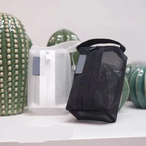 Tragbare Toilettenartikel Lagerbeutel Reißverschluss Nylon Bag Reise Kosmetik Organizer Tasche Für Büroschule Nylon Mesh Organizer Beutel von Gissroys