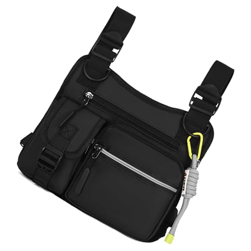 Tragen Sie Resistente Brustpackungen Atmungsaktivem Rucksack Verstellbarer Gurt Funktionelle Geräte Zum Wandern Camping Verstellbarer Schultergurt Chest Beutel von Gissroys