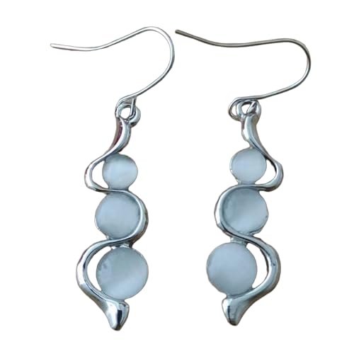 Trendige Edelstein-Tropfen-Ohrringe im Vintage-Stil, Opale, baumelnde Ohrringe, modischer Statement-Schmuck für Frauen Trendige Edelstein-Tropfen-Ohrringe im Vintage-Stil, Opale, baumelnde Ohrringe, modischer Statement-Schmuck für Frauen von Gissroys