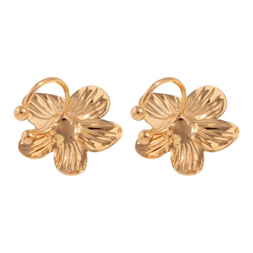 Trendiger Stern Ohrclip Nicht Piercing Ohrring Blume Ohr Manschette Geeignet für jugendliche Frauen auf der Suche nach Mode Vielseitigkeit Trendige Ohrringe, F, Wie beschrieben, Wie beschrieben von Gissroys
