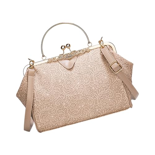 Umhängetasche Für Frauen Crossbody Bags Mit Abnehmbaren Gurtlederklumpen Toted Handtaschen Geldbörsen Mit Kuss Schloss Top Handtasche von Gissroys