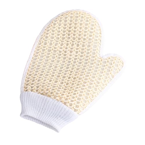 Weiche Gewebte Badhandschuhe Natürliche Peelingshandschuhhandschuh Für Hauttyp Gentle Body Scrub Und Dusche Essentielles Bad Handschuh von Gissroys