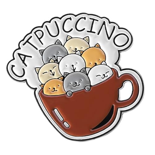Wurlige Katzenmotivierte Buchstabenbrief Charme Sturdy Metalllegierung Dekorative Stifte Haustierbroschen Für Rucksäcke Hüte Robuste Emaille Tierstifte von Gissroys