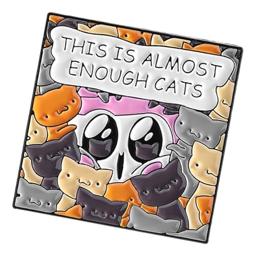 Wurlige Katzenmotivierte Buchstabenbrief Charme Sturdy Metalllegierung Dekorative Stifte Haustierbroschen Für Rucksäcke Hüte Robuste Emaille Tierstifte von Gissroys