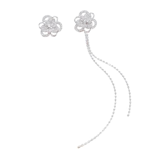 Zöderne Blumenstollen Ohrringe Mit Funkelnden Kristallen Hoch Entwickeltes Design Vielseitiger Schmuck Für Lässige Abendveranstaltung Stylische Ohrringe Für Frauen von Gissroys