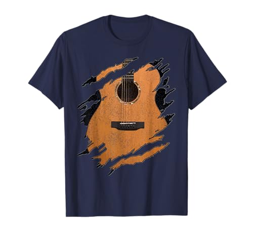 Gitarren Geschenke – Akustikgitarren T-Shirt für Erwachsene Männer, Musikliebhaber, Gitarristen – Herren, Unisex Kinder – Blau, S Gitarren Geschenke – Akustikgitarren T-Shirt für Erwachsene Männer, Musikliebhaber, Gitarristen – Herren, Unisex Kinder – Blau, S von Gitarren Geschenke