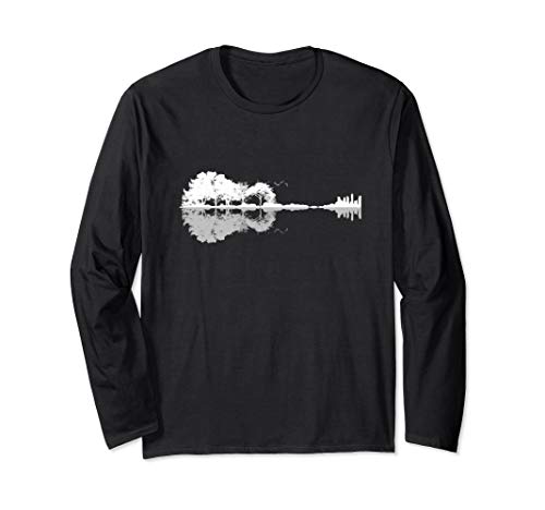 Akustische Gitarre Bass Gitarrist Natur Liebhaber Herren Langarmshirt Akustische Gitarre Bass Gitarrist Natur Liebhaber Herren Langarmshirt von Gitarren Spieler Kleidung & Musiker Geschenkideen