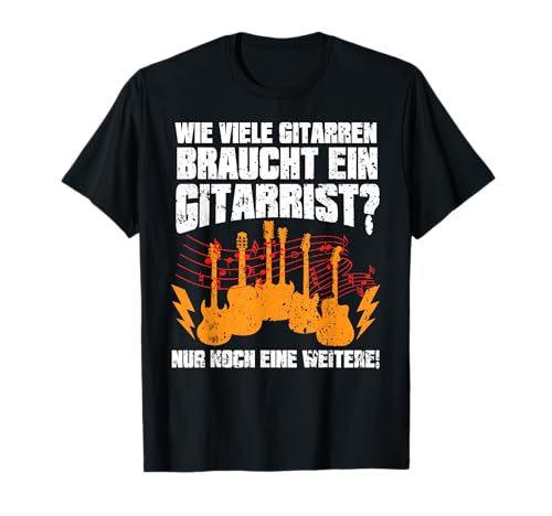 Gitarren Shirt Herren Gitarrist Geschenk Gitarrenspieler T-Shirt Gitarren Shirt Herren Gitarrist Geschenk Gitarrenspieler T-Shirt von Gitarrist Geschenke & Gitarrenspieler Shirt