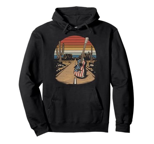 Gitarre Tshirt Herren Damen Gitarrist Musik Rock USA Flagge Pullover Hoodie Gitarre Tshirt Herren Damen Gitarrist Musik Rock USA Flagge Pullover Hoodie von Gitarrist TShirt Patriotic USA Rock American