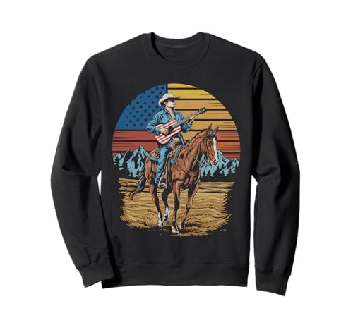 Gitarre Tshirt Herren Damen Gitarrist Musik Rock USA Flagge Sweatshirt Gitarre Tshirt Herren Damen Gitarrist Musik Rock USA Flagge Sweatshirt von Gitarrist TShirt Patriotic USA Rock American