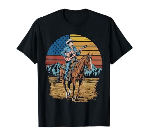 Gitarre Tshirt Herren Damen Gitarrist Musik Rock USA Flagge T-Shirt Gitarre Tshirt Herren Damen Gitarrist Musik Rock USA Flagge T-Shirt von Gitarrist TShirt Patriotic USA Rock American