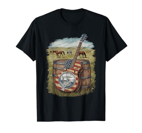 Gitarre Tshirt Herren Damen Gitarrist Musik Rock USA Flagge T-Shirt Gitarre Tshirt Herren Damen Gitarrist Musik Rock USA Flagge T-Shirt von Gitarrist TShirt Patriotic USA Rock American