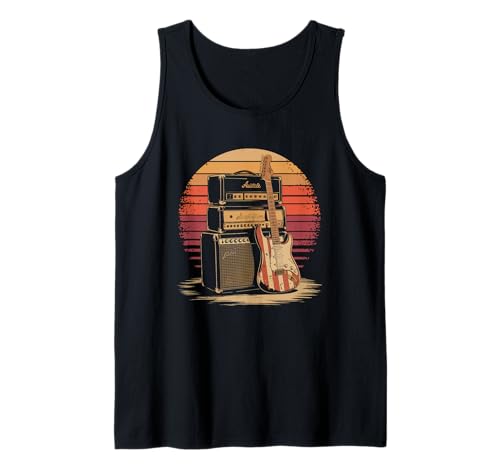 Gitarre Tshirt Herren Damen Gitarrist Musik Rock USA Flagge Tank Top Gitarre Tshirt Herren Damen Gitarrist Musik Rock USA Flagge Tank Top von Gitarrist TShirt Patriotic USA Rock American