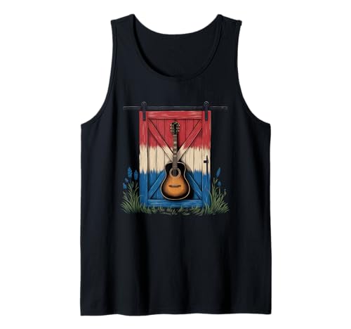 Gitarre Tshirt Herren Damen Gitarrist Musik Rock USA Flagge Tank Top Gitarre Tshirt Herren Damen Gitarrist Musik Rock USA Flagge Tank Top von Gitarrist TShirt Patriotic USA Rock American
