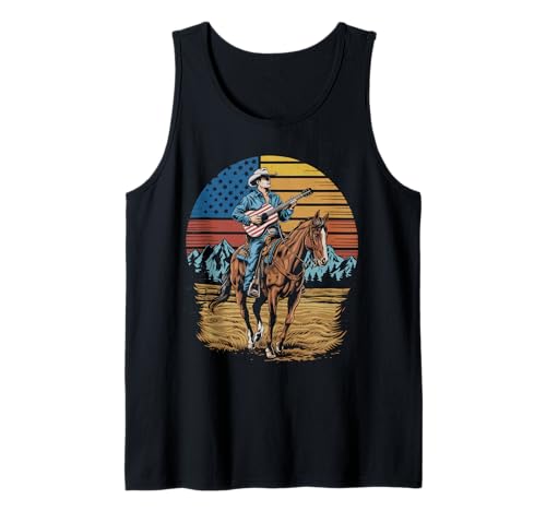 Gitarre Tshirt Herren Damen Gitarrist Musik Rock USA Flagge Tank Top Gitarre Tshirt Herren Damen Gitarrist Musik Rock USA Flagge Tank Top von Gitarrist TShirt Patriotic USA Rock American