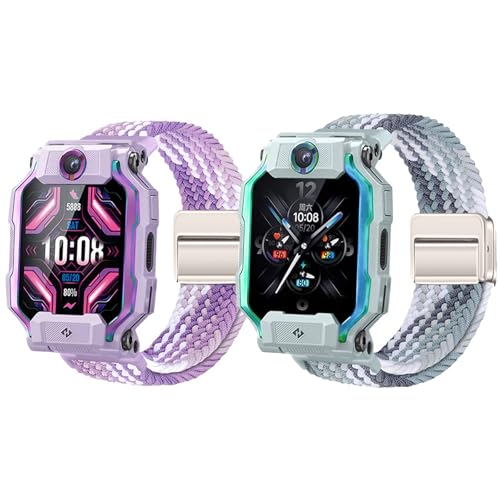 Gittos 2-Stück Magnetisch Armband Kompatibel mit imoo Watch Phone Z7/Z6/Z1 Kinder Armbänder Elastische Geflochtene Ersatzarmband für Mädchen Jungen Gittos 2-Stück Magnetisch Armband Kompatibel mit imoo Watch Phone Z7/Z6/Z1 Kinder Armbänder Elastische Geflochtene Ersatzarmband für Mädchen Jungen von Gittos