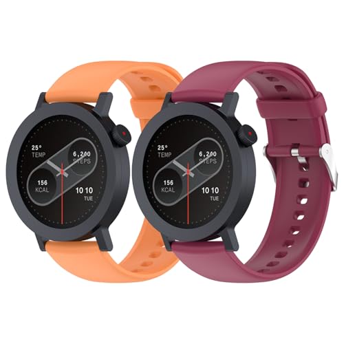 Gittos 22mm Armband Kompatibel mit CMF by Nothing Watch Pro 2, Weiches Silikon Sport Uhrenarmbänder für CMF Watch Pro 2, Ersatzarmband für CMF Watch Pro von Gittos