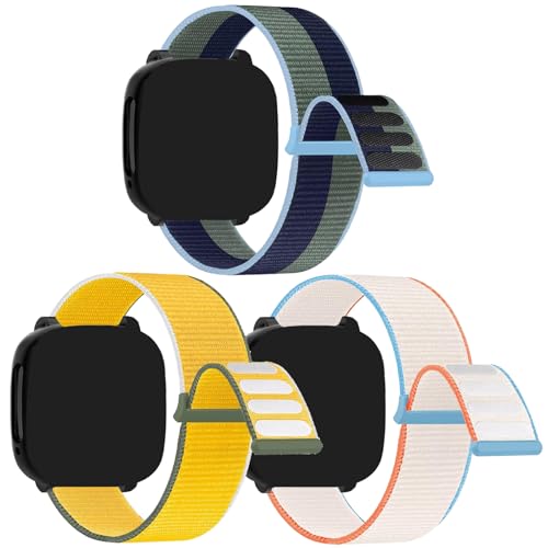 Gittos 3-Stück Nylon Armbänder Kompatibel mit Xplora X6/X6 Play/X6 Pro/Aino 6 Armband Kinder Ersatzarmband für Mädchen Jungen von Gittos