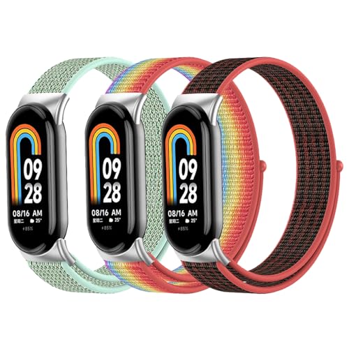 Gittos Nylon Armband Kompatibel mit Xiaomi Smart Band 9/Band 8 für Damen Herren Gittos Nylon Armband Kompatibel mit Xiaomi Smart Band 9/Band 8 für Damen Herren von Gittos