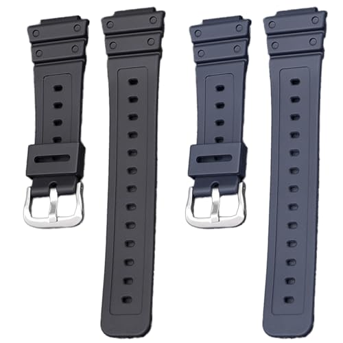 Gittos Silikon Armband für Casio DW-5900 DW-9052 DW-5600 DW-6000CJ DW-6200 DW-6600 GW-6900 DW-6900 G-6900 DW-8700 Sport Verstellbares Ersatz Uhrenarmband von Gittos
