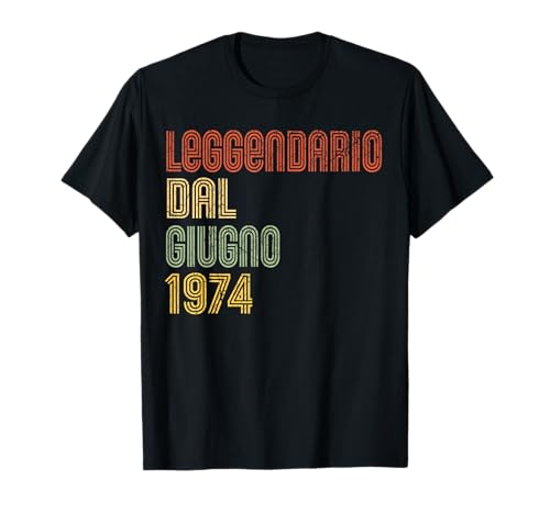 Vintage 1974 Jahre Geburtstag Juni Herren 1974 48 Jahre T-Shirt Vintage 1974 Jahre Geburtstag Juni Herren 1974 48 Jahre T-Shirt von Giugno 1974 48 Anni Compleanno Giugno 1974