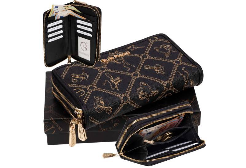 Giulia Pieralli Geldbörse Giulia Pieralli Damen Geldbörse Geldbeutel Brieftasche Portmonee XXL, Damen Geldbörse klappbar mit Reißverschluss Portemonnaie Geldbeutel von Giulia Pieralli