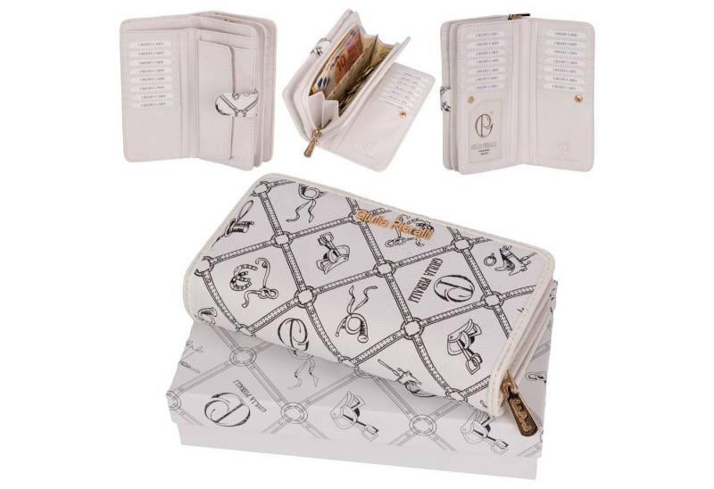 Giulia Pieralli Geldbörse Giulia Pieralli Damen Geldbörse Geldbeutel Brieftasche Portmonee XXL, Damen Geldbörse klappbar mit Reißverschluss Portemonnaie Geldbeutel von Giulia Pieralli