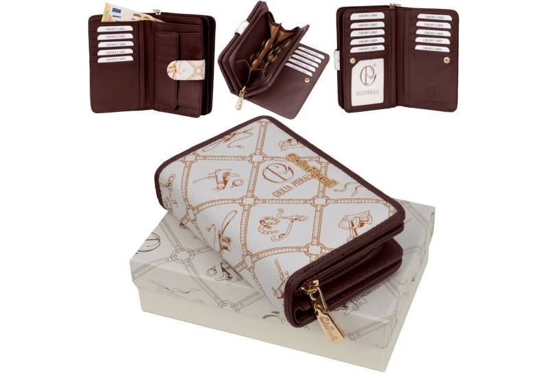 Giulia Pieralli Geldbörse Giulia Pieralli Damen Geldbörse Geldbeutel Brieftasche Portmonee XXL, Damen Geldbörse klappbar mit Reißverschluss Portemonnaie Geldbeutel von Giulia Pieralli