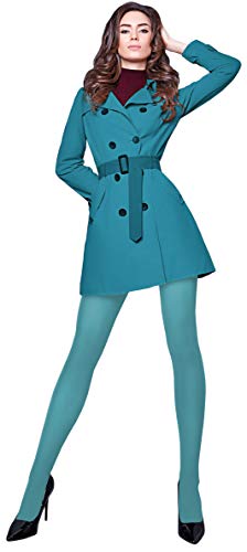 Giulia 40 Den feine Strumpfhose Microfaser Damenstrumpfhose bunt neo mint S von Giulia