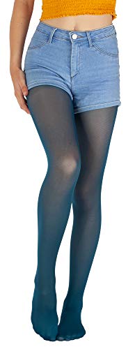 Giulia Blaue Feinstrumpfhose Mädchen Kinder Microfaser Semitransparent Farbig Ketty 40 Den Navy Peony 110-116 von Giulia