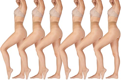 Giulia Footies Style 20 Den (6er Pack) Daino M von Giulia