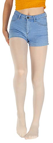 Giulia Vanille Feinstrumpfhose Mädchen Kinder Microfaser Semitransparent Farbig Ketty 40 Den Panna 128-134 von Giulia