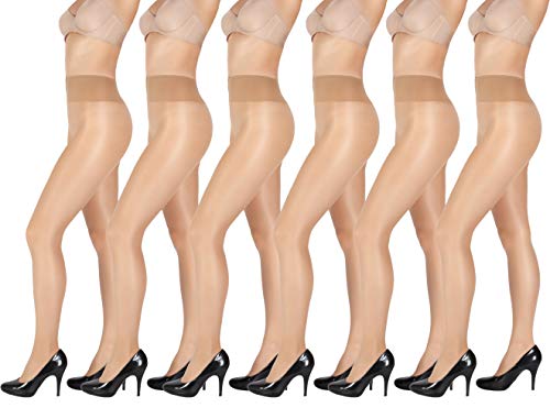 Giulia transparente strumpfhose SENSI 40 DEN (6er Set) Daino S von Giulia