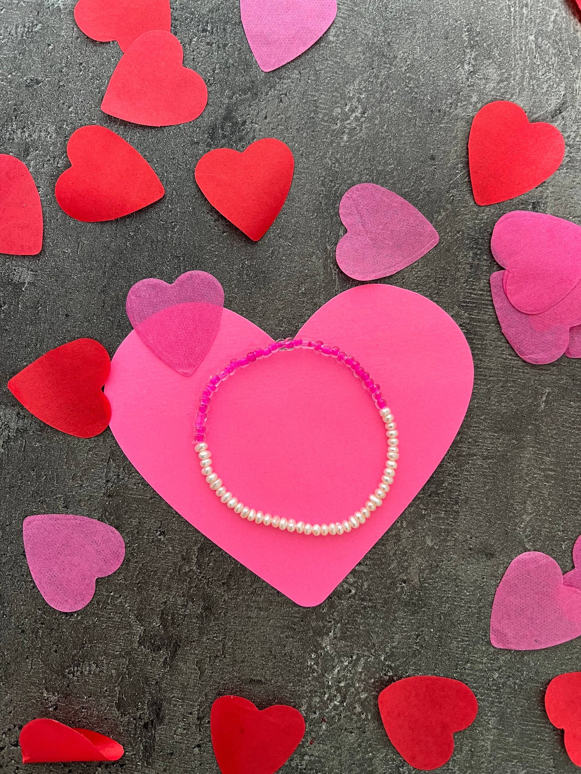 Rosa Perlenarmband Rosa Perlenarmband von GiulsBoutique