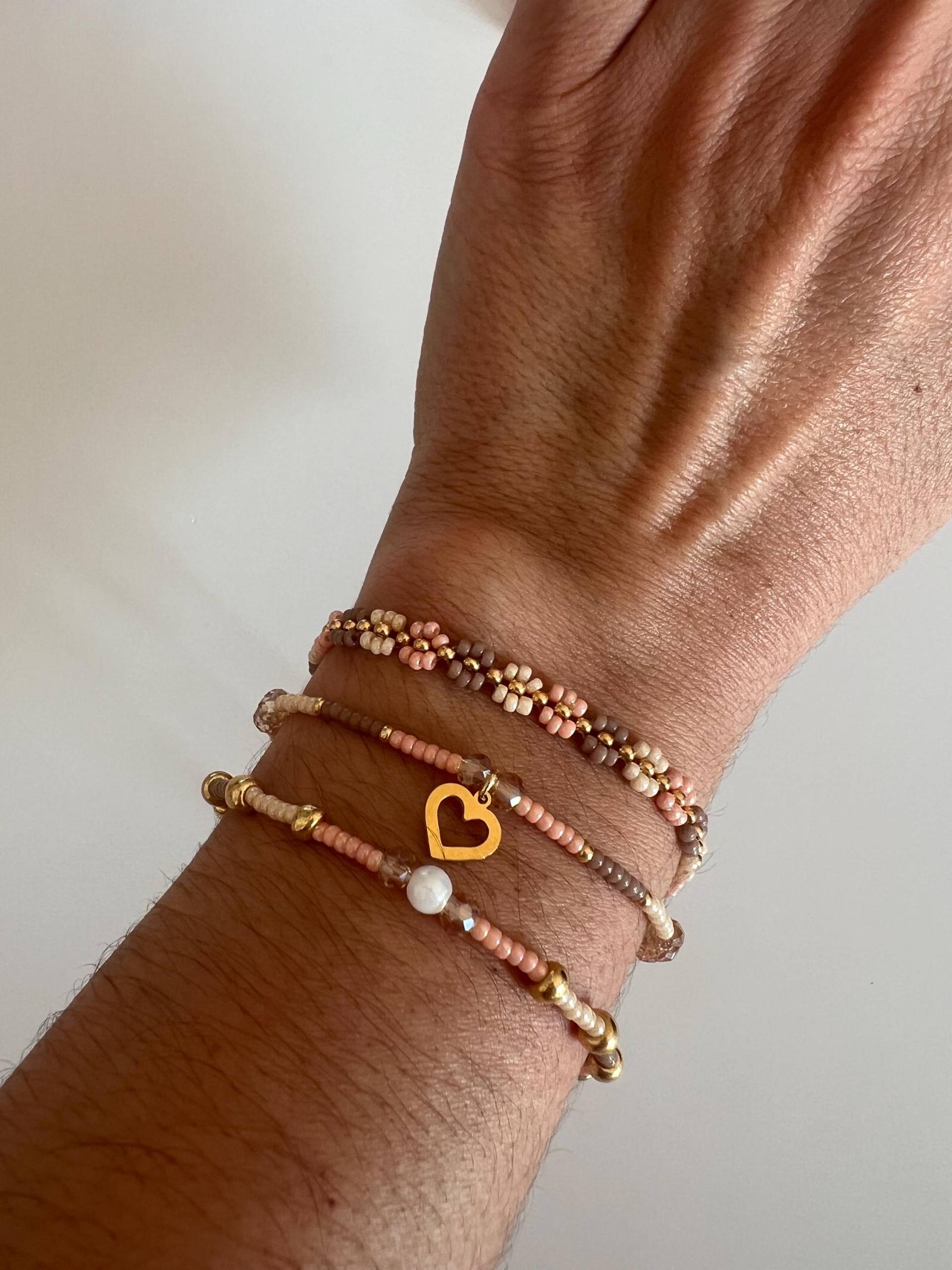 Armband Daisy Flower Miyuki Blumenarmband Vergoldet Armband Daisy Flower Miyuki Blumenarmband Vergoldet von GiulsJewelryDE
