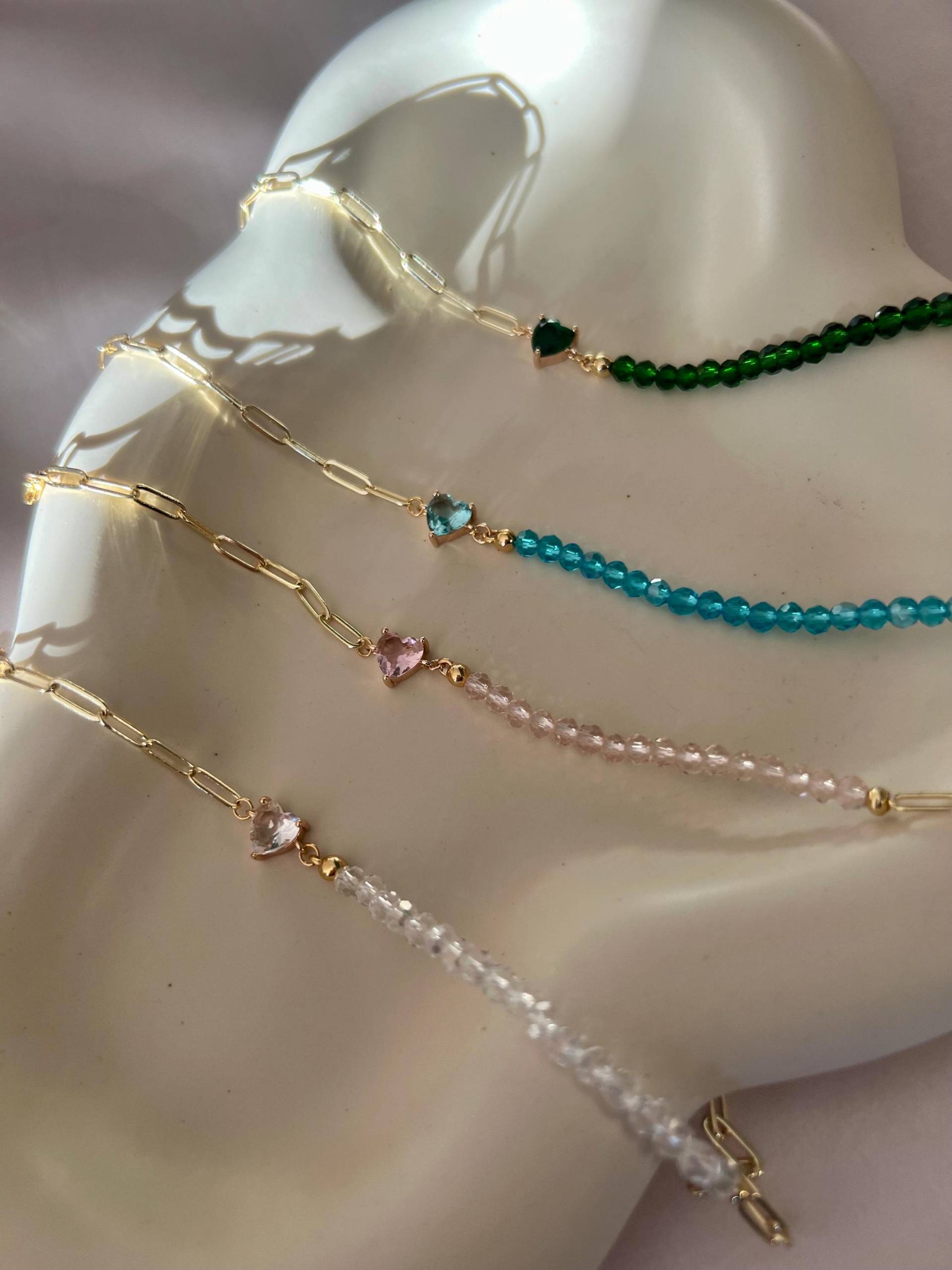 Armband Messing Mit Zirkon Kette Durchsichtig Glitzernde Perlen Filigran Vergoldet 24K Armband Messing Mit Zirkon Kette Durchsichtig Glitzernde Perlen Filigran Vergoldet 24K von GiulsJewelryDE
