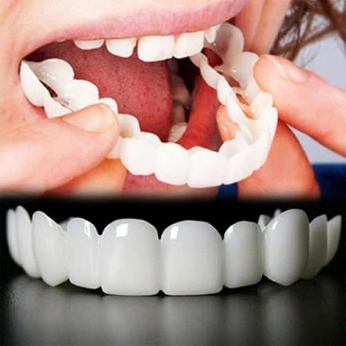 Sofort Zähne Aufkleber Zahnprothese Provisorischer Naturton Oberkiefer und Unterkiefer Perfektes lächeln Zähne Prothese Furnier, Reparieren Sie schnell Ihre Zahn und Lächeln,2 Pairs Sofort Zähne Aufkleber Zahnprothese Provisorischer Naturton Oberkiefer und Unterkiefer Perfektes lächeln Zähne Prothese Furnier, Reparieren Sie schnell Ihre Zahn und Lächeln,2 Pairs von Giural