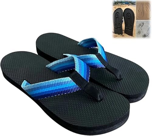 Giurui Hidden Penis Flops Funny Dick Flops Parody Creative Penis Slippers Summer Beach Comfort Non Slip Sandal Men's Beach Sandals, 1 Set, 40 EU von Giurui
