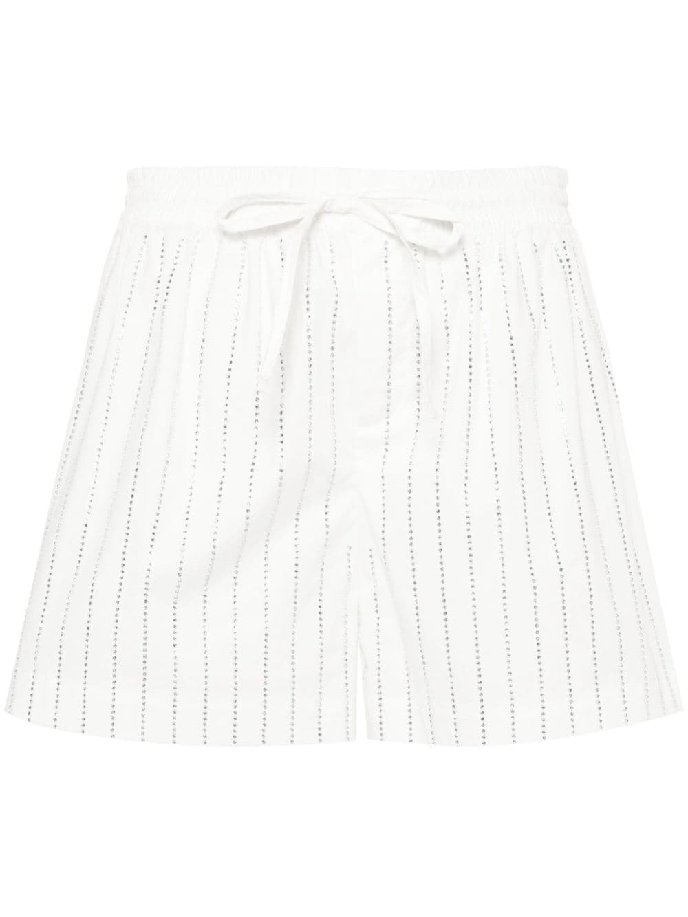 Giuseppe Di Morabito Shorts mit Strass - Weiß von Giuseppe Di Morabito