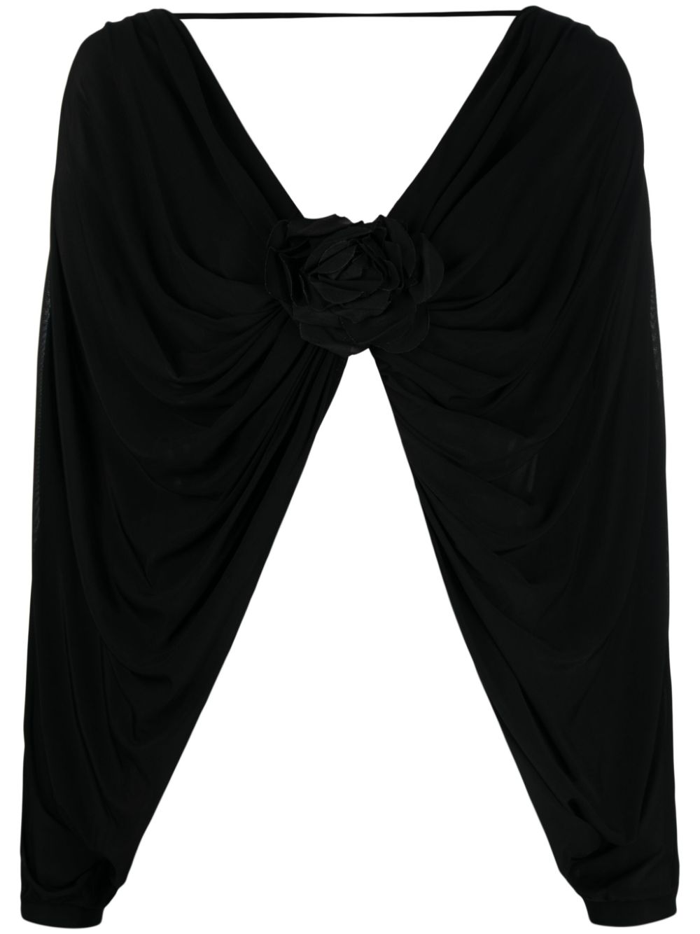 Giuseppe Di Morabito Top mit Blumendetail - Schwarz von Giuseppe Di Morabito