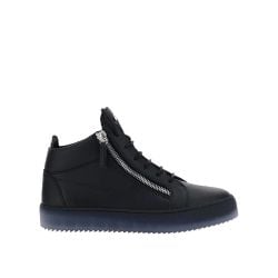 Giuseppe Zanotti May London Schwarze Leder Sneakers von Giuseppe Zanotti Design